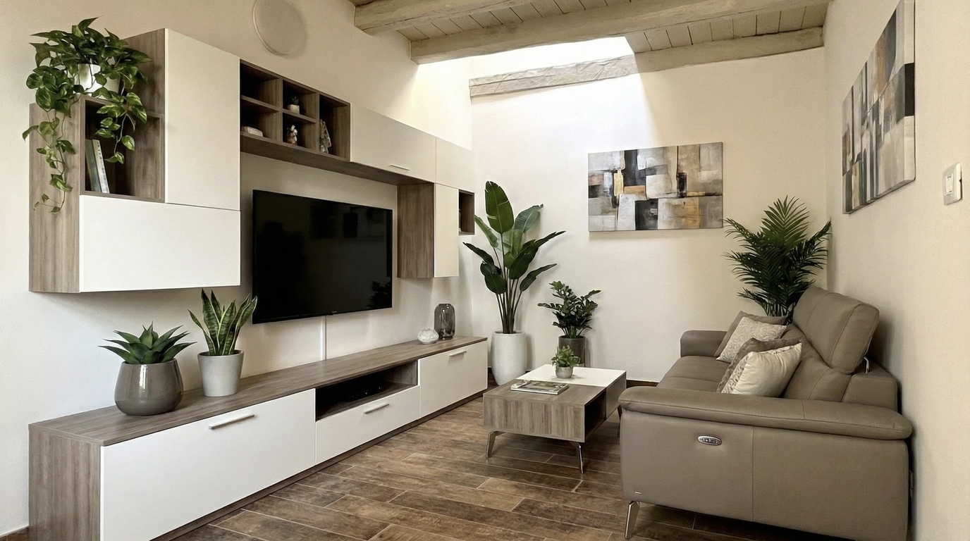 Bilocale ristrutturato con soppalco e terrazza privata a Bessimo